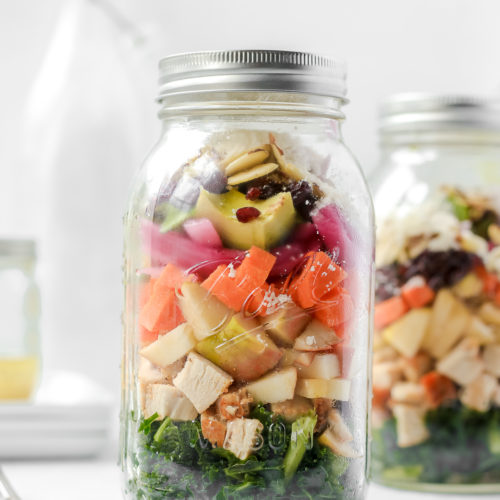 Mason Jar Kale Salad - PlantYou