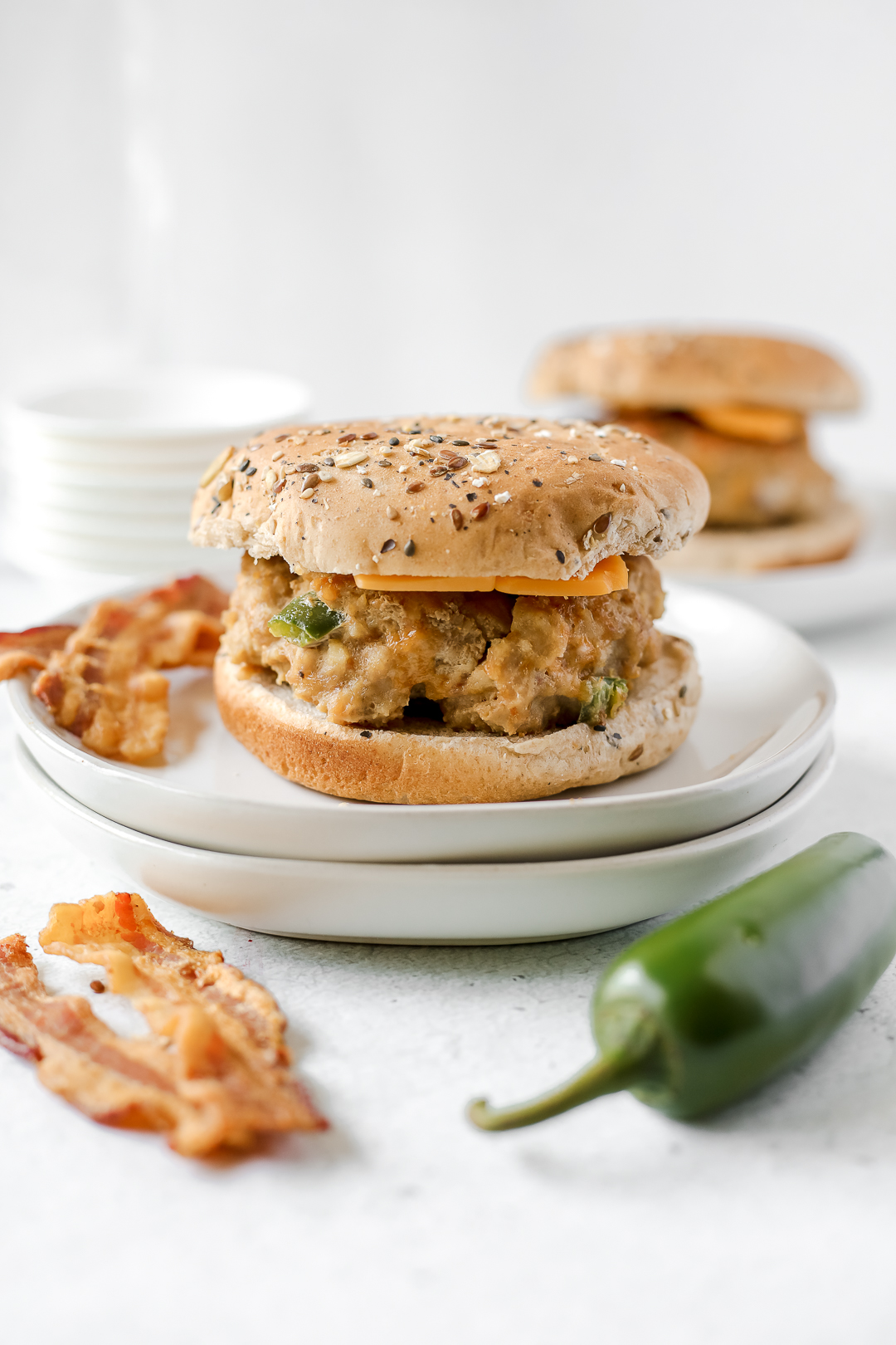 Jalapeno Popper Turkey Burgers - All Day I Dream About Food